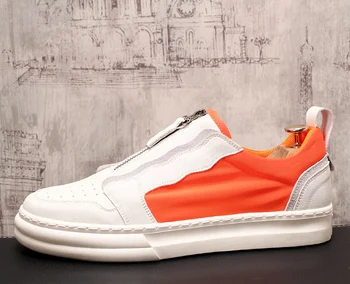 

2019 new net red fashion men's shoes men's summer Korean version of the wild white shoes men's breathable casual shoes