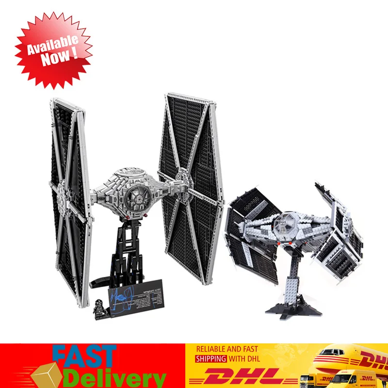 

Lepin 05055 05036 Star Wars The Rogue USC Vader TIE Advanced Fighter Compatible LegoINGlys 10175 75095 Model Blocks Bricks Toy