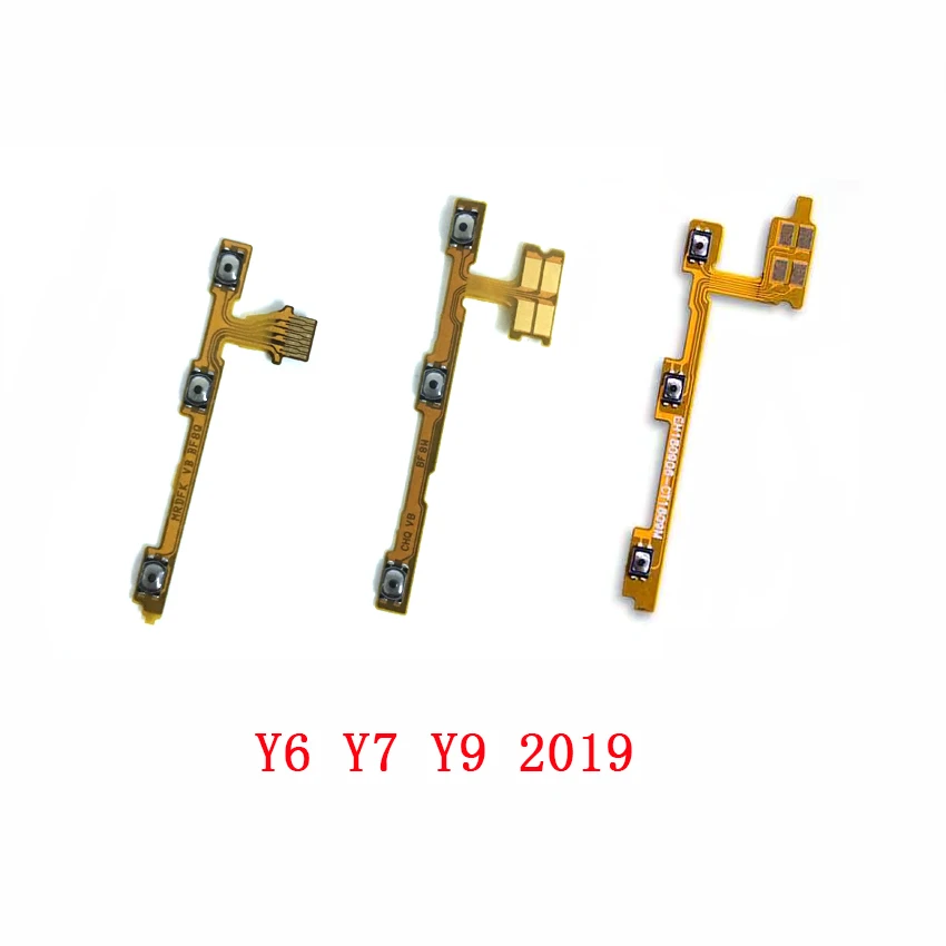

For Huawei Y6 Y7 Y9 2019 Power On Off Volume Switch Side Button Key Flex Cable Replacement Parts