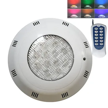 12V Marine Boat Decoration Lamp RGB LED Underwater Light with Remote Control Pond Swimming Pool Lamp ac12v 36w led underwater light 12 3w epistar rgb swimming pool light with remote control ip68 wall mounted fountain pond lamp
