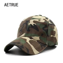 AETRUE Snapback мужские бейсболки женские кепки шапки для мужчин Bone солнцезащитный крем Gorras Повседневная камуфляжная Регулируемая солнцезащитная Кепка