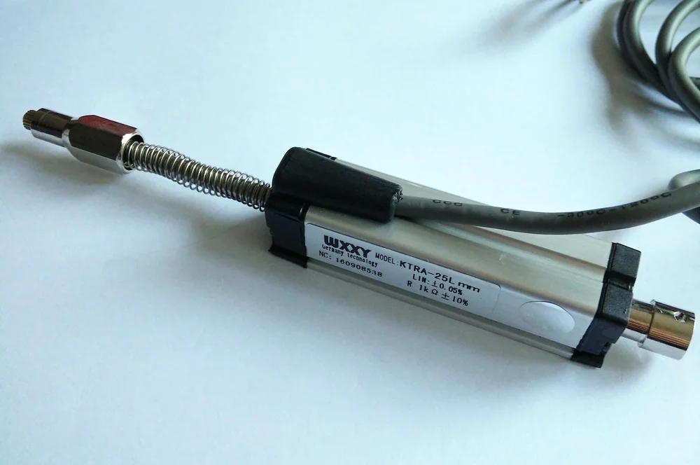 Sensor de Deslocamento Potenciômetro para a Máquina de Moldagem por Injeção Linear Mini Régua Eletrônica 25mm Posição Transdutor Ktr - Image 2