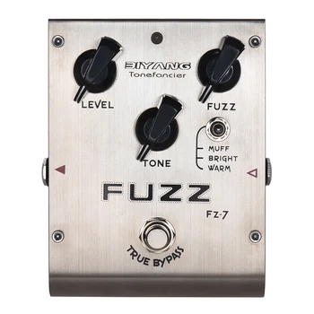 

BIYANG FZ-7 Tonefacier Series 3 Modes Fuzz Guitar Effect Pedal True Bypass Full Metal Shell Guitar Pedal