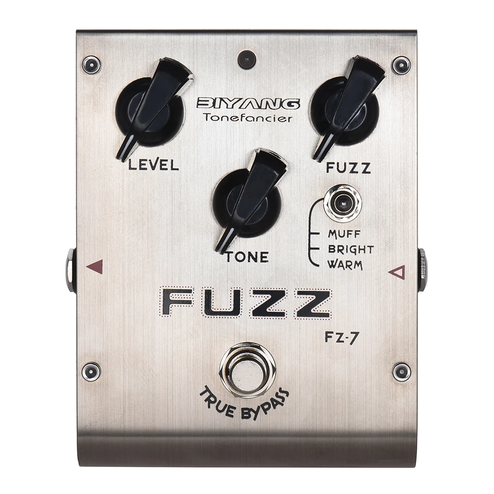 BIYANG FZ-7 Tonefacier Series 3 Modes Fuzz Guitar Effect Pedal True Bypass Full Metal Shell Guitar Pedal