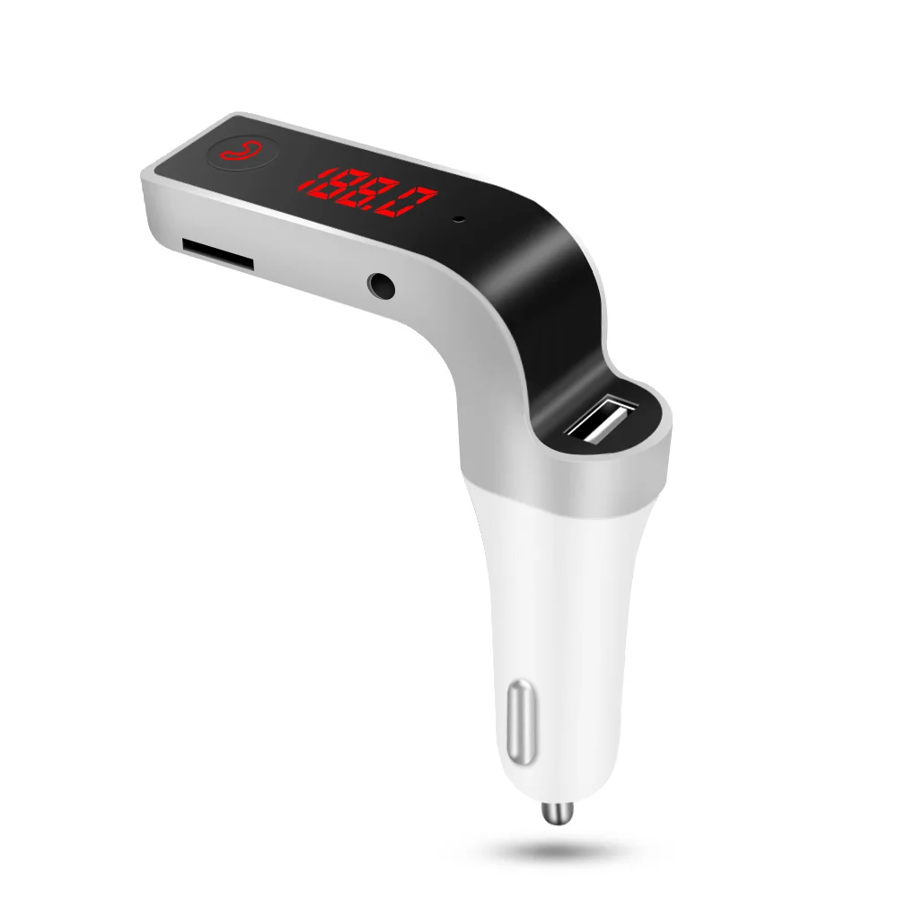 Wireless Car Bluetooth Aux Fm Transmitter Handsfree Bluetooth MP3 Audio Player FM Modulator Bluetooth Car Kit TF USB Charger New (10)