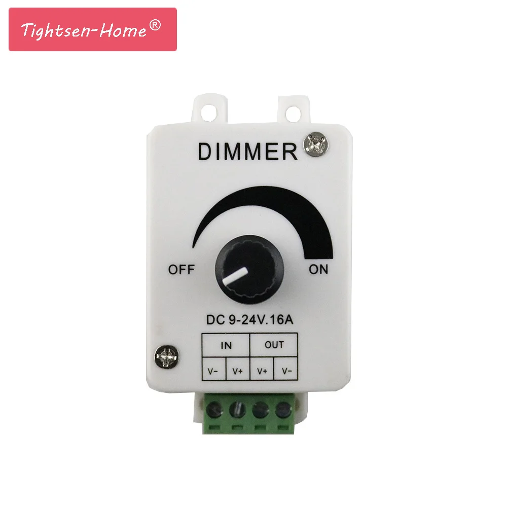 16A LED Dimmer controller Switch dimmer controller DC 9V24V Rotation