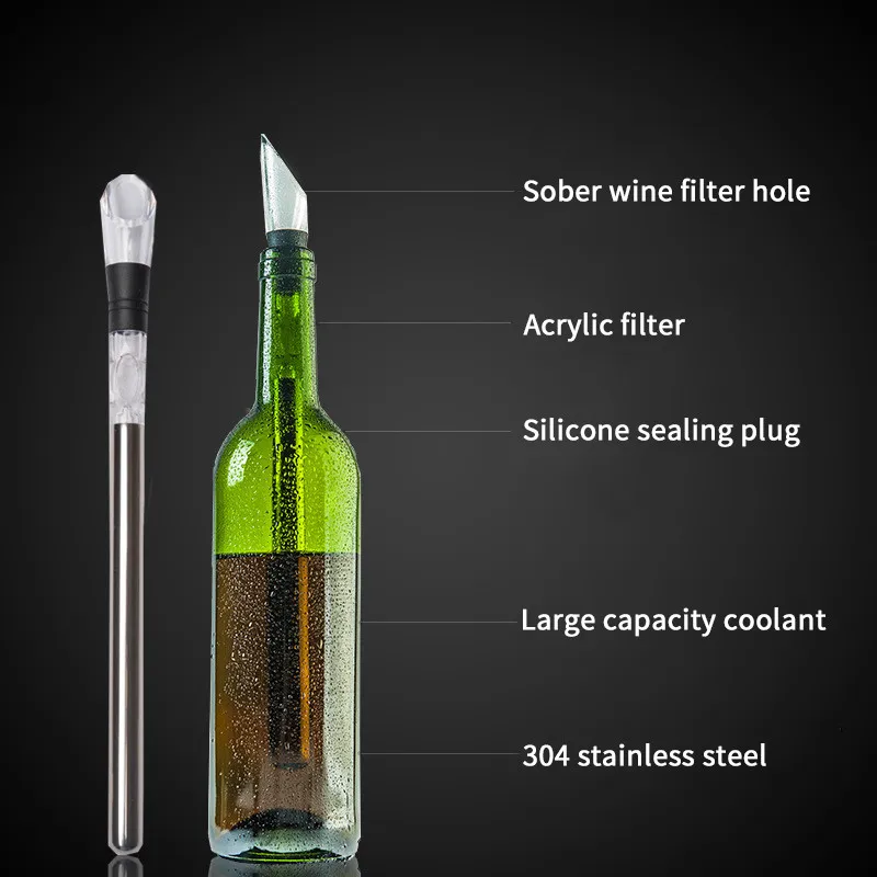 Buy DUOLVQI Stainless Steel Wine Ice Cooler Chiller