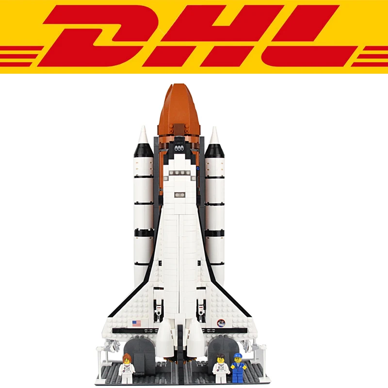 

2018 New 1230Pcs Space Shuttle Expedition Model Building Kits Blocks Bricks Compatible Toys For Children Gift 10231
