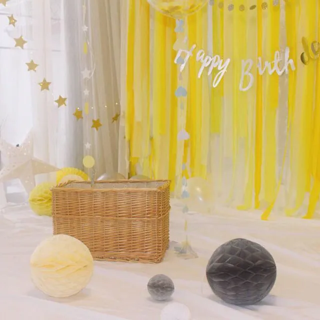 AimtoHome Yellow Crepe Paper Streamers, 12 Rolls Yellow Party Streamers  Decorations for Birthday Party, Family Gathering, Wedding Decoration in  Kenya