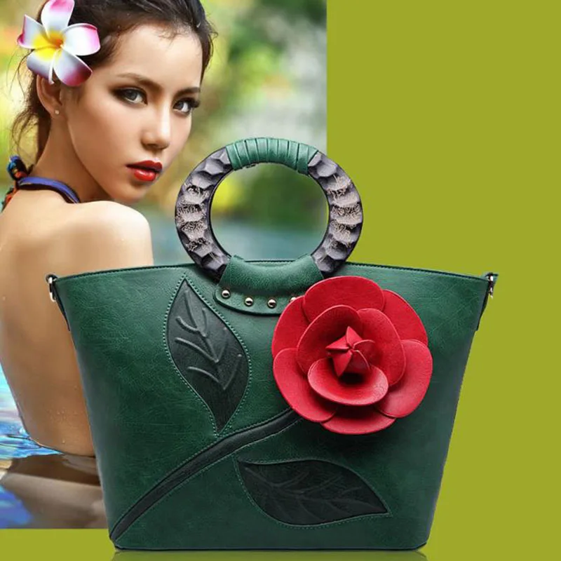 2018 New Style Women Handbag Soft PU Leather Flower Vintage Top-handle Bags for Wedding Gift Lady Fashion Shoulder Evening Bag 2018 New Style Women Handbag Soft PU Leather Flower Vintage Top-handle Bags for Wedding Gift Lady Fashion Shoulder Evening Bag