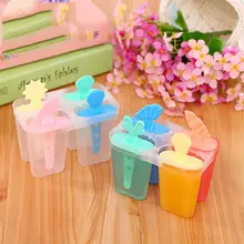 1 шт 4 сетки прямоугольной формы многоразовые DIY замороженное Мороженое Поп формы для выпечки мороженое эскимо формы инструменты для приготовления пищи случайный цвет