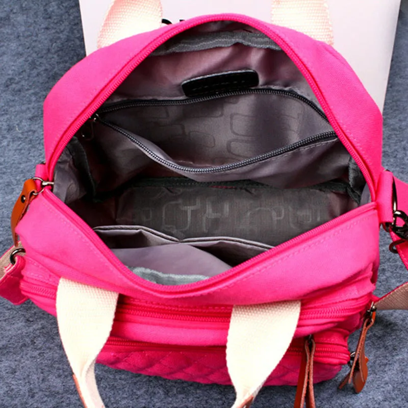 Baby Diaper Bag Canvas Mummy Large Capacity Backpack Nappy Handbag Portable Travel Maternity Women Shoulder Bag Mochila BB6016 (15)