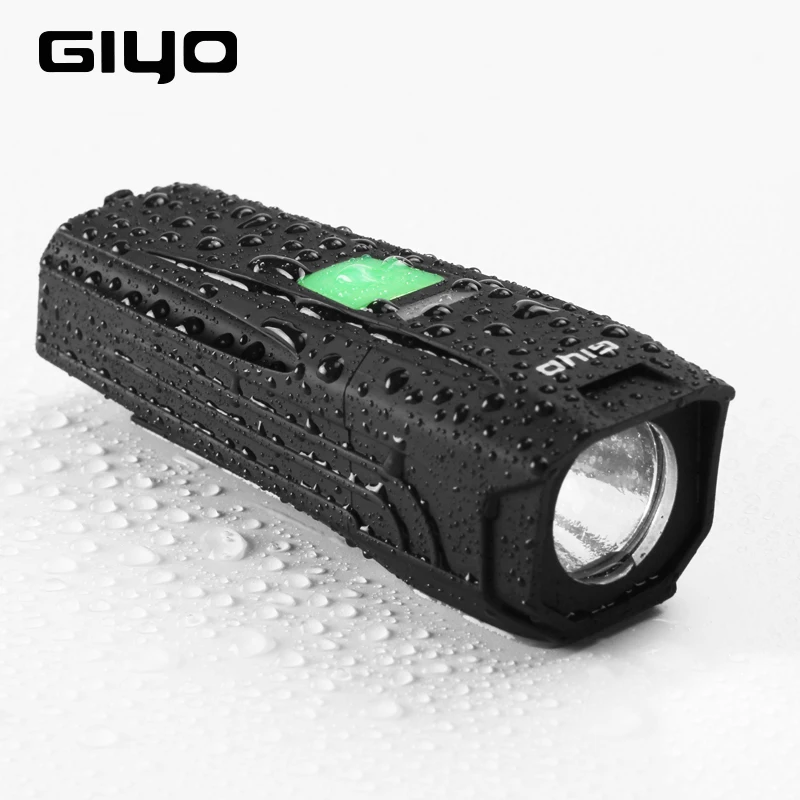 Perfect GIYO T6 LED Bike Front Light USB Rechargeable LED Light For Bicycle 450Lm Strong Cycling Waterproof Bike Light Front Handlebar 3