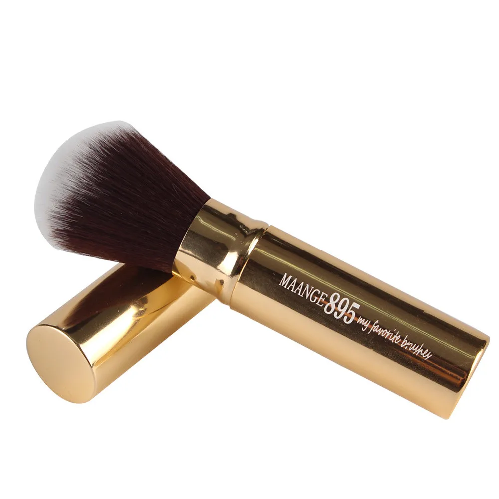 Hot Sale Portable Retractable Makeup Blending Foundation Liquid Powder Soft Brush Beauty