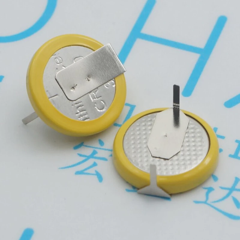 

3 v battery with the welding foot CR1220 button quality domestic horizontal 2 pin