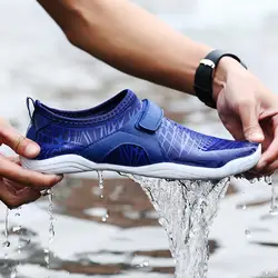 Мужская Спортивная обувь для воды, летние быстросохнущие женские кроссовки для плавания, синие, розовые туфли для плавания, мужская и