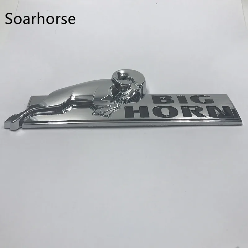 Soarhorse автомобиль-Стайлинг для 08-15 Dodge Ram 1500 2500 3500 4X4 BIGHORN большой рог эмблема наклейка с именной табличкой