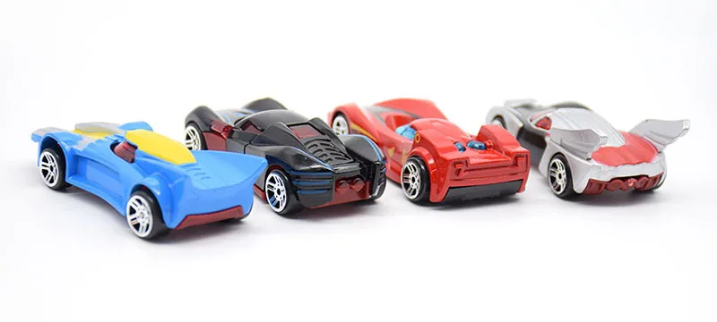 Новые 4 упаковки мини гоночная модель игрушки детские игрушки сплав раздвижной карман маленький спортивный автомобиль