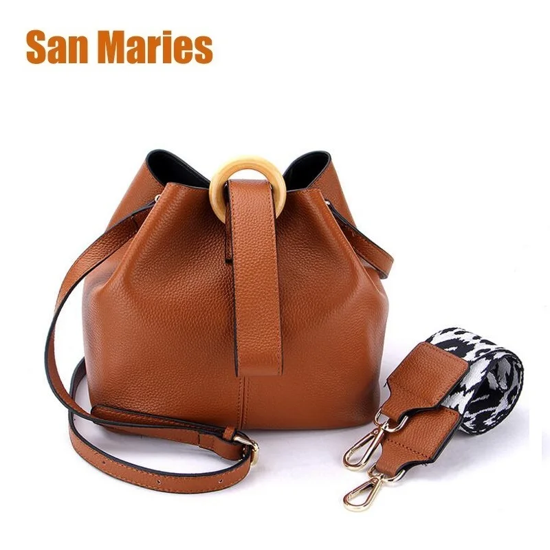 

San Maries Luxury Handbags Women Bag Designer Brand Famous Shoulder Bag Female Vintage Satchel Bag Cow Leather Crossbody Bags