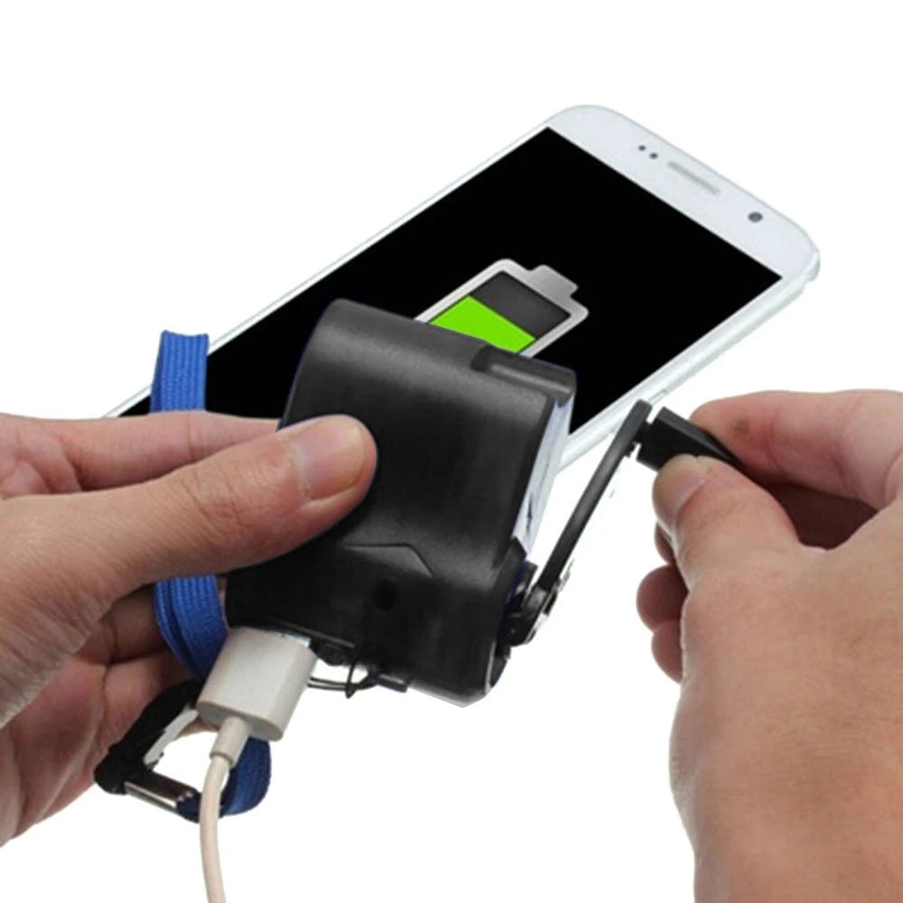 Ручной открытый телефон аварийное зарядное устройство Портативный Ручной USB шатун Динамо-машины для iPhone Xiaomi huawei