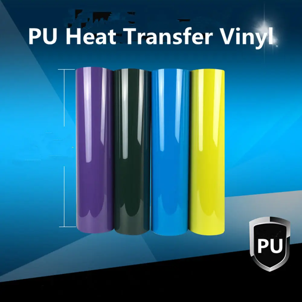 

30cmx1m PU material Heat Transfer Vinyl Cutting Film Cutter Press Iron for Textile hot printing for T-shirts