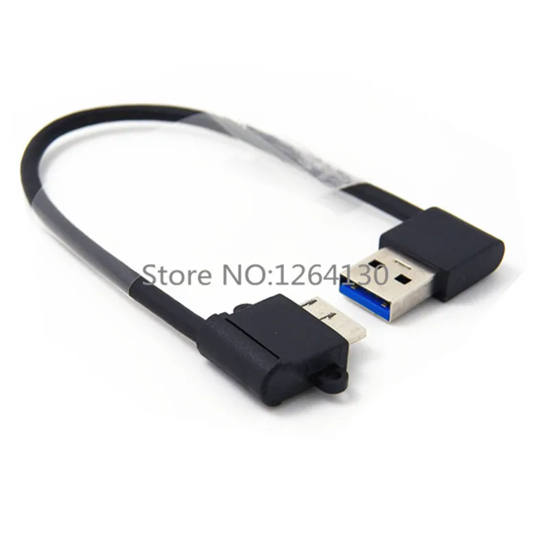 Right angled 90 degree USB 3.0 A Male to Micro B cable for Galaxy Note3 N9000 N900 &amp S5 i9600 SSD | Компьютеры и офис