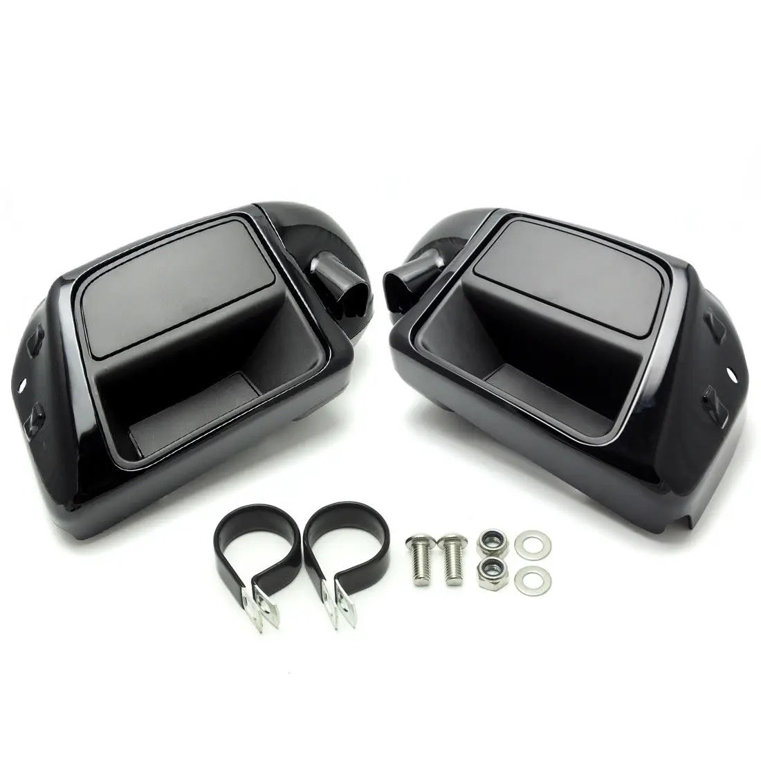 

Vivid Black Lower Vented Leg Fairing Hight Quality ABS Plastic For Touring Road King Street Glide 2014-2018 2015 2016 2017