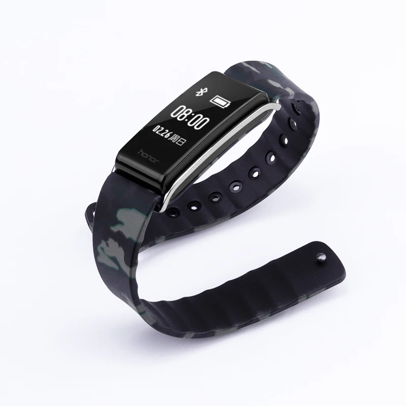 Силиконовый ремешок для HUAWEI цветной A2 сменный honor Band спортивный камуфляжного