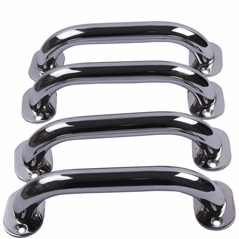 4 Pieces New Arrival Stainless steel 9'' Boat Polished Boat Marine Grab