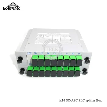 

10pcs 1*16 SC-APC Cassette Box Single Mode CATV FTTH PLC Splitter Card Inserting Module hot sale cassette box