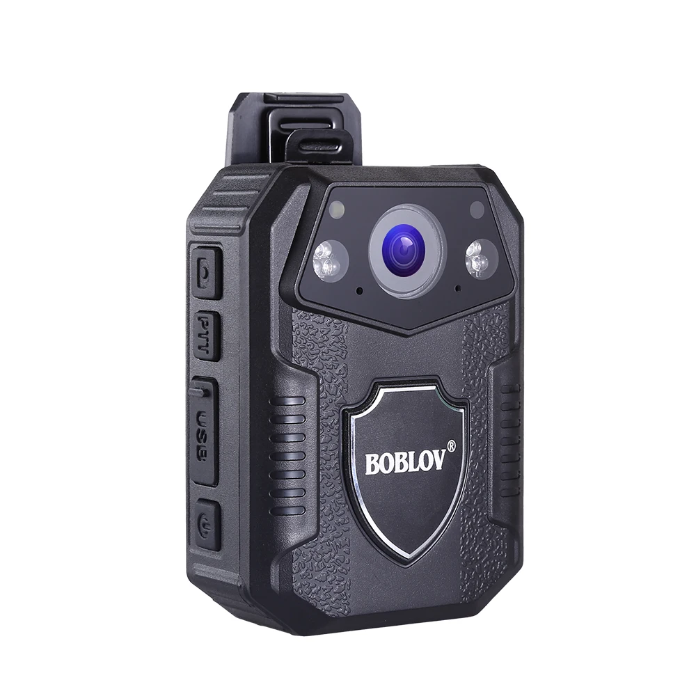 

Boblov WZ2 Video Security Camera HD 1080P 64GB DVR Video Security Cam 170 Degree IR Night Police Body Worn Camera