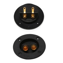 Car Stereo Speaker Box Terminal Round Spring Cup Connector Subwoofer Plug Car Stereo Speaker Box Terminal Round Spring Cup Connector Subwoofer Plug