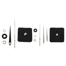 2 шт. DIY высокий крутящий момент часовой механизм, 3/10 дюймов максимальная циферблат Толщина, 4/5 дюймов полная вал Длина(черный/белый