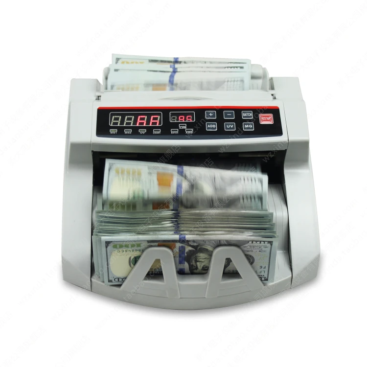 

Automatic Money Counter with UV+MG+IR+DD Detecting Cash Counting Machine Suitable for Multi-Currency Bill Counter 110V/220V