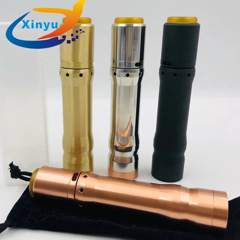 

sub two Mech Mod 18650 20700 21700 Battery 26mm brass red copper Vaporizer Mod VS Kennedy 25 Vindicator MOD Kit AvidLyfe KIT