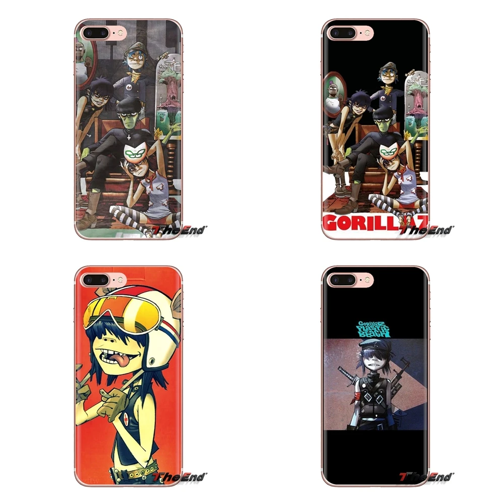 For Huawei Mate Honor 4C 5C 5X 6X 7 7A 7C 8 9 10 8C 8X 20 Lite Pro Gorillaz plastic beach Transparent Soft Cases Covers |