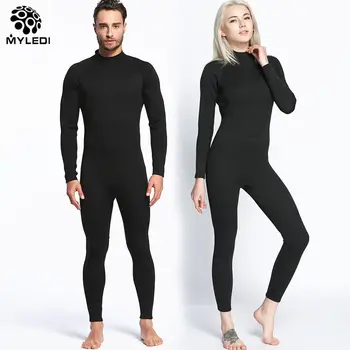 

MYLEDI Winter Warm 2mm Neoprene+Nylon Wetsuits Full body Scuba Surfing Diving Wetsuits Men Women Snorkeling Diving Bathing Suits