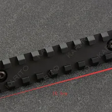 Алюминиевый сплав CNC M-LOK 9 слотов рельсовая панель Picatinny Weaver Rail handguard боковая многофункциональная база R7124