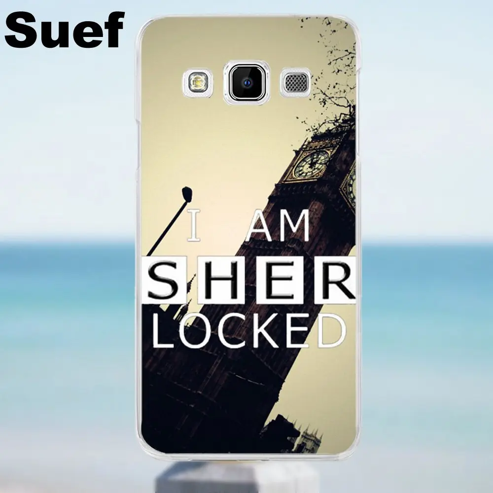 Suef I Am Sherlocked обои для Galaxy Alpha Core Prime Note 2 3 4 5 S3 S4 S5 S6 S7 S8 mini edge Plus мягкие чехлы|case cover|s7