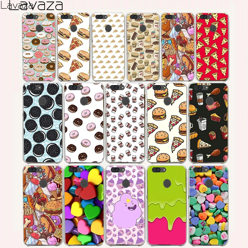 

Lavaza 12O Food Pizza Hamburger Hard Cover Case for Huawei Honor Play 10 9 8X 8 lite 9i 7A 6C Pro 7C 6A
