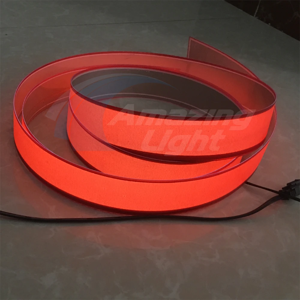 New Arrival 3cm x 200cm RED Flexible EL strip Electroluminescent Tape