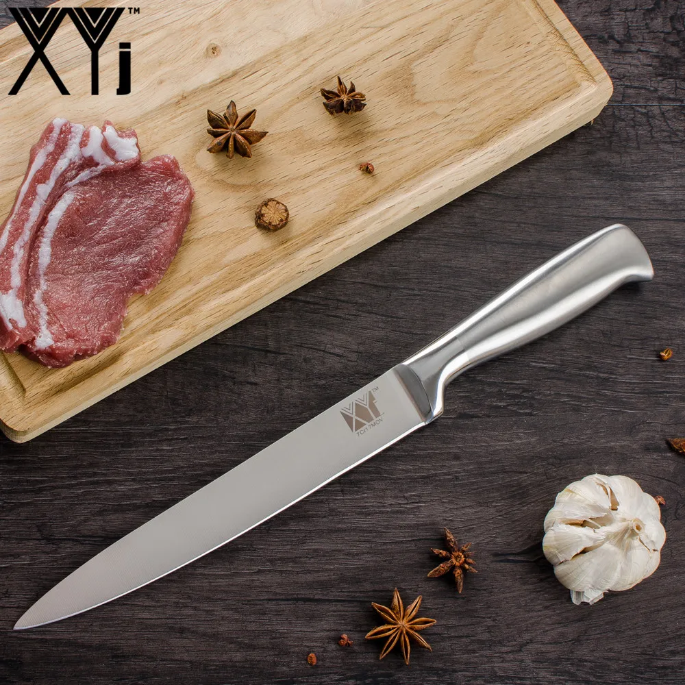 XYj ножи из нержавеющей стали для очистки овощей, нож для нарезки хлеба, набор кухонных ножей шеф-повара, профессиональный японский кухонный нож для приготовления пищи