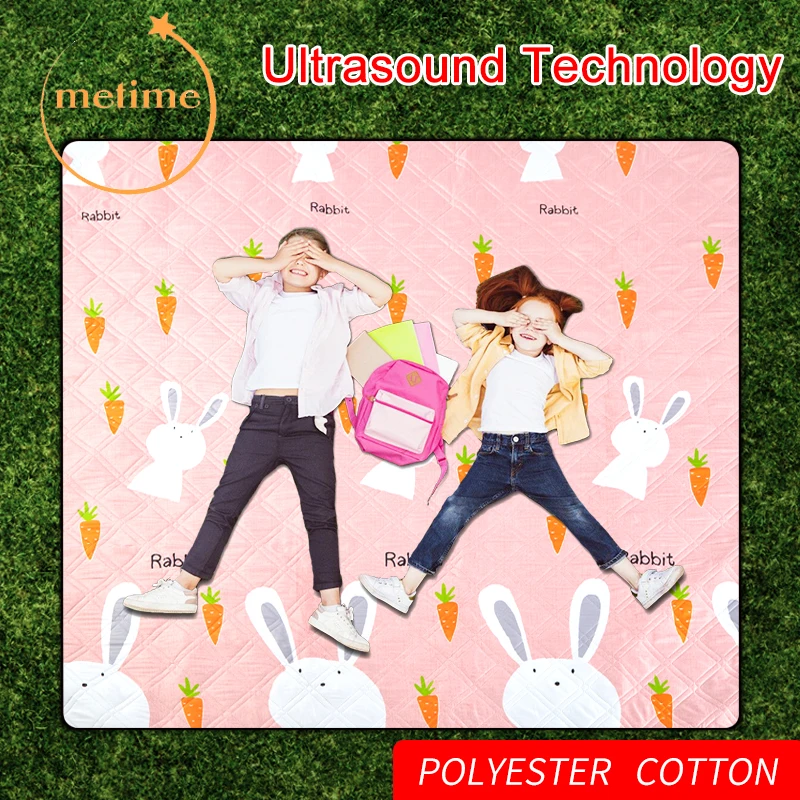 

2019NEW High Quality 200x200 large Outdoor Picnic blanket beach Mat waterproof rug camping tapete Machine Washable baby mat play