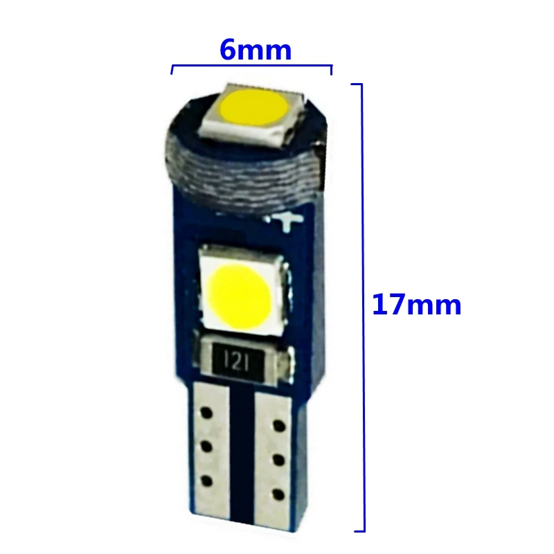 10 шт. T5 18 37 70 73 74 79 86 супер яркий светодиод 3 SMD 3030 светодиодный автомобиль приборной панели потепления индикатор клин светильник лампы Авто габаритный фонарь