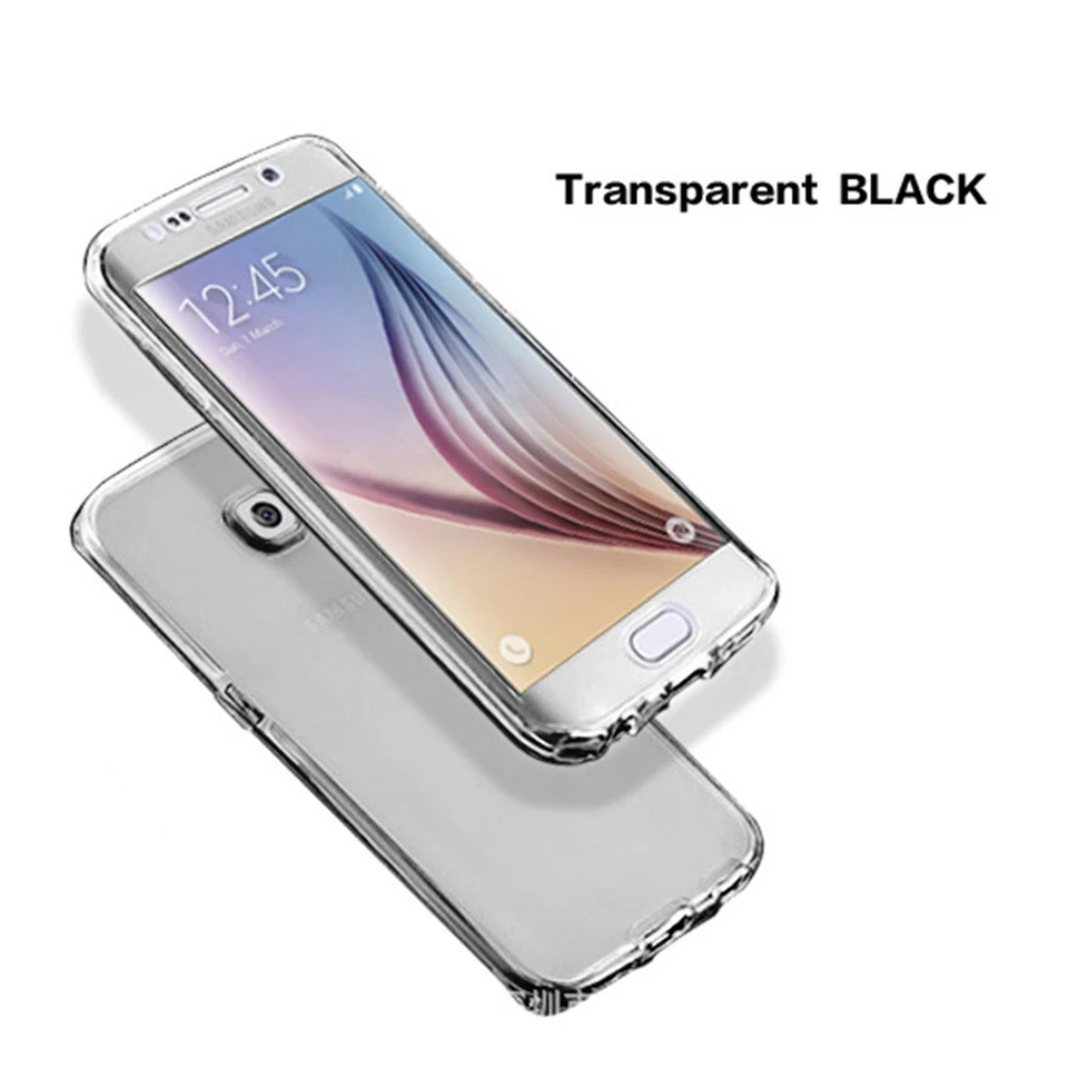 Clear Soft Phone Case For Samsung Galaxy Note9 8 A6 A8 Plus J6 J4 J8 A3 A5 A7 J5 J7 Neo Prime Silicone Full Cover