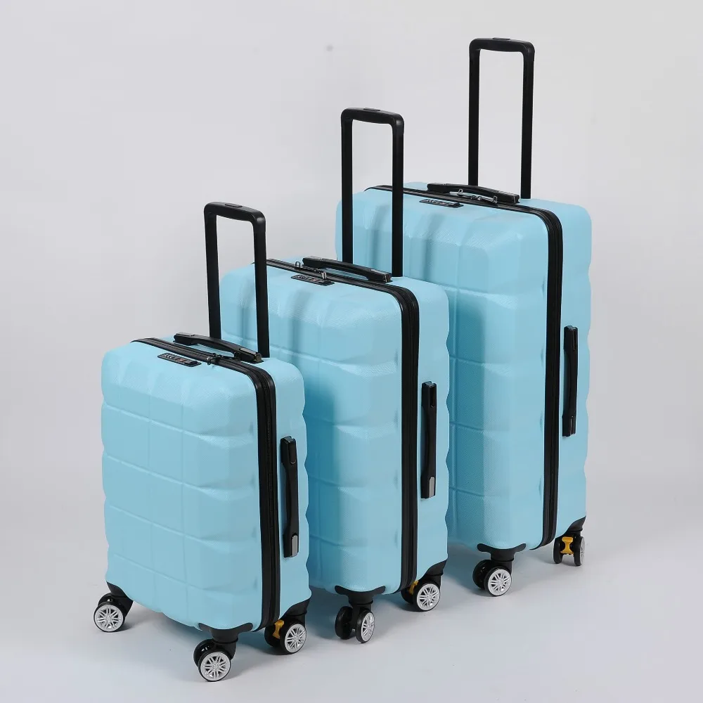

20/24 inch Stripe multicolor universal wheel rolling suitcase Fashion combination lock luggage suitcase 106