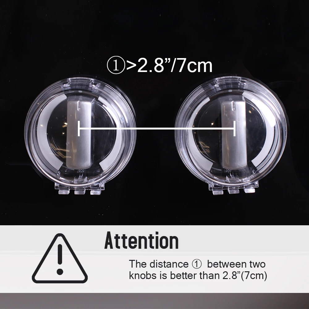 EUDEMON 6 шт. защита от детей Домашняя кухонная газовая плита для готовки кнопка управления переключатель защитная крышка протектор замок безопасности