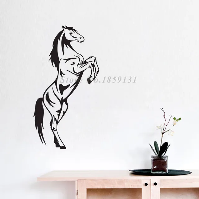 Vinyl Self Adhesive Horse Wall Sticker Animal Wall Decal Removable ... Vinyl Self Adhesive Horse Wall Sticker Animal Wall Decal Removable ...