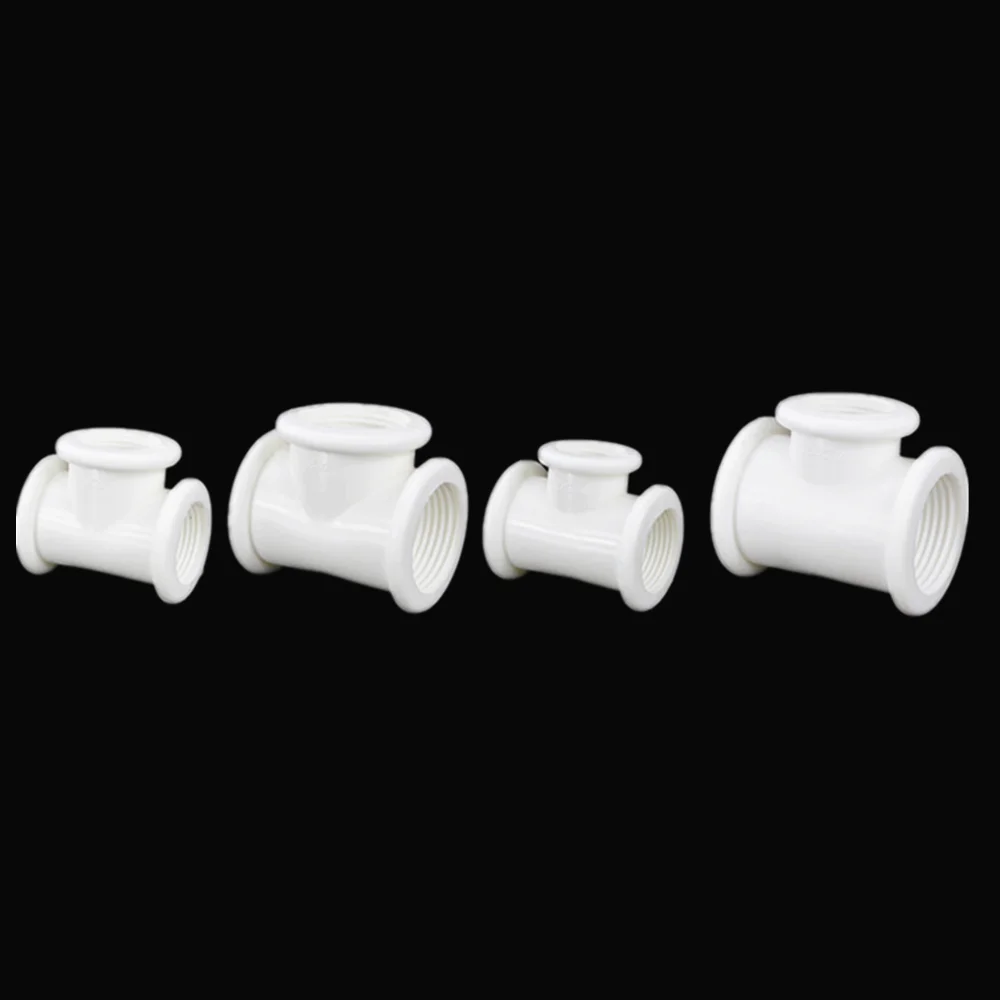 

Tee Type Plastic Pipe Fitting Adapter Coupler Connector For Water Fuel Gas 1/2" 3/4" 1"BSP Female Thread 3 Way