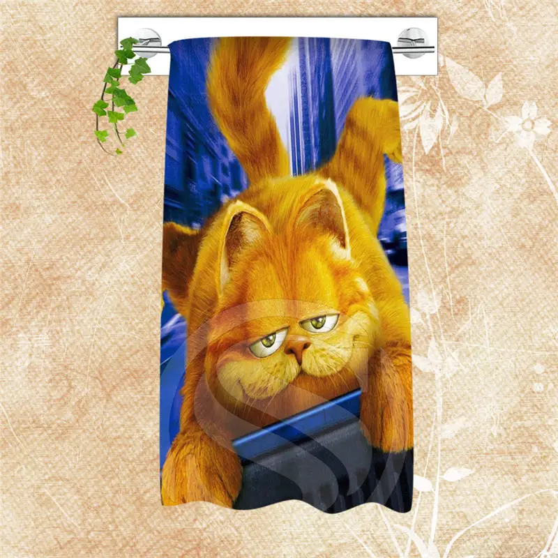 Custom Big Size 140cmx70cm Cotton Bath Towel Eco-friendly Garfield Shower For your family SQ00715-@H0260 |
